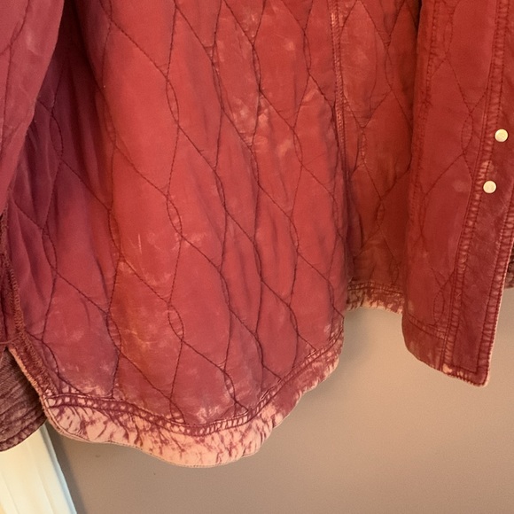 Anthropologie Pilcro The Fielder Quilted Shirt Jacket Relaxed Casual Size XL - Picture 12 of 14